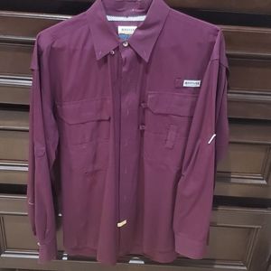 Magellan long sleeve button down fishing shirt
